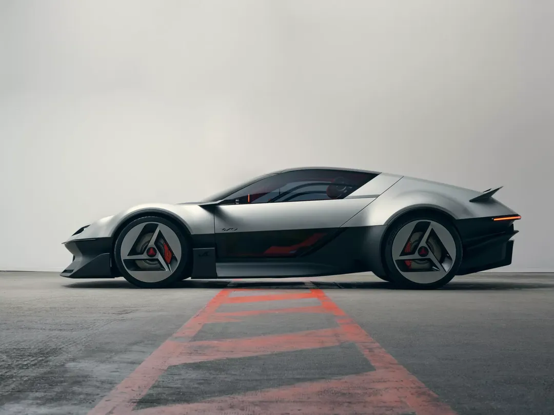 Alpine A310 Vision — bok, studio