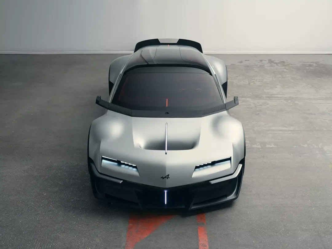 Alpine A310 Vision — przód, widok z góry