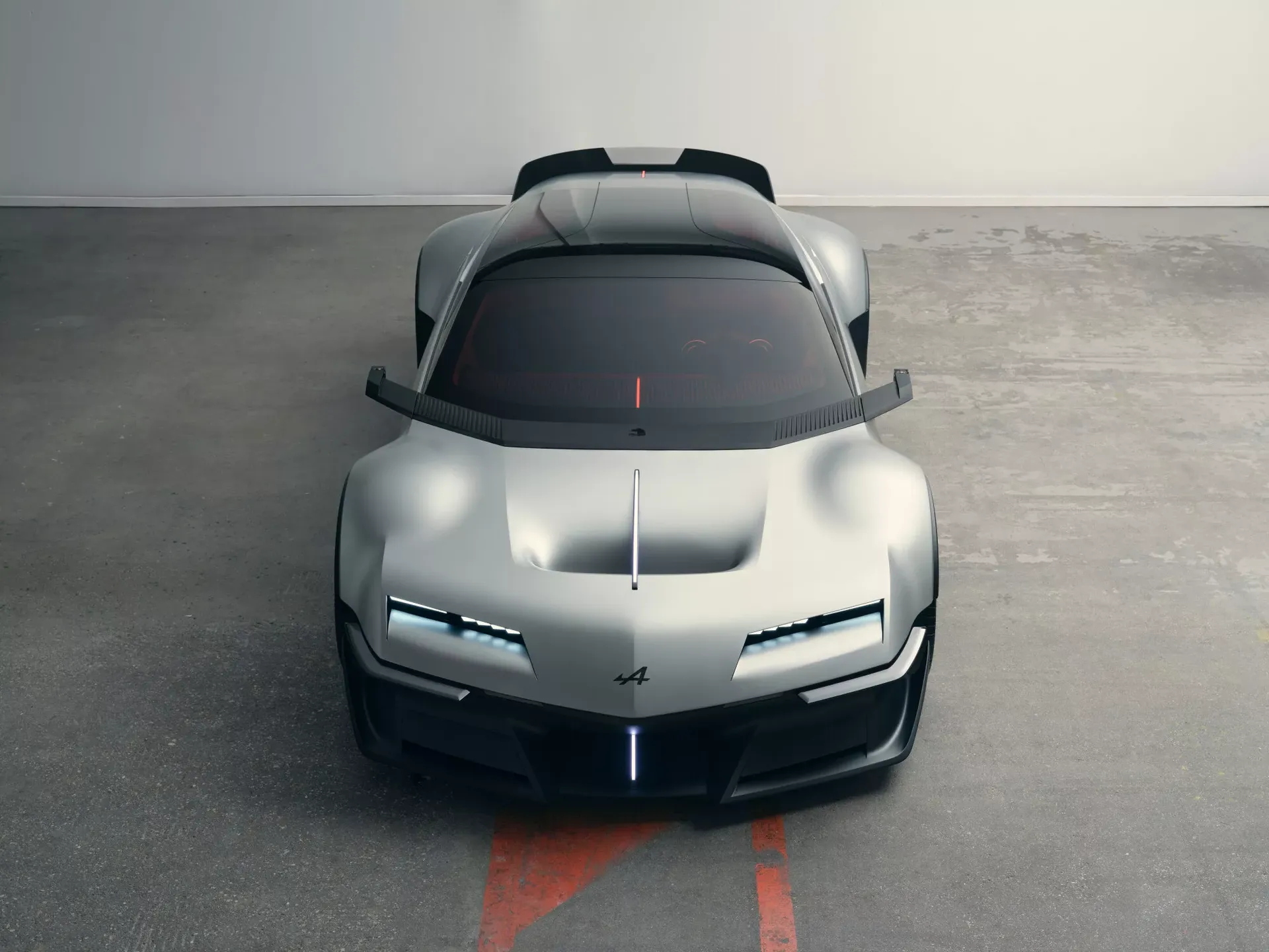 Alpine A310 Vision — przód, widok z góry