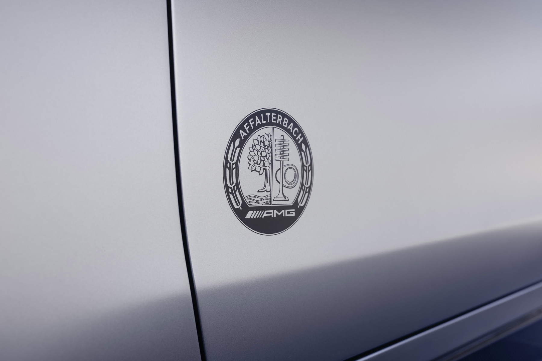Mercedes-AMG CLE 646 Spezialanfertigung — detal, emblemat AMG Affalterbach