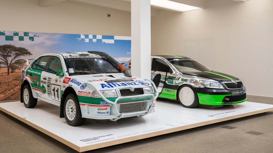 Škoda Motorsport — historyczne samochody rajdowe Škoda na wystawie z okazji 125-lecia motorsportu