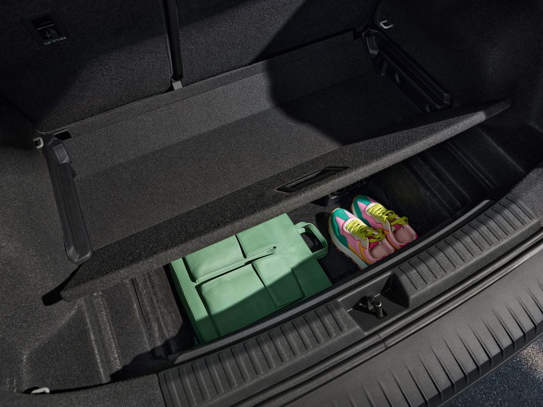 Škoda Epiq — detal, wnętrze bagażnika