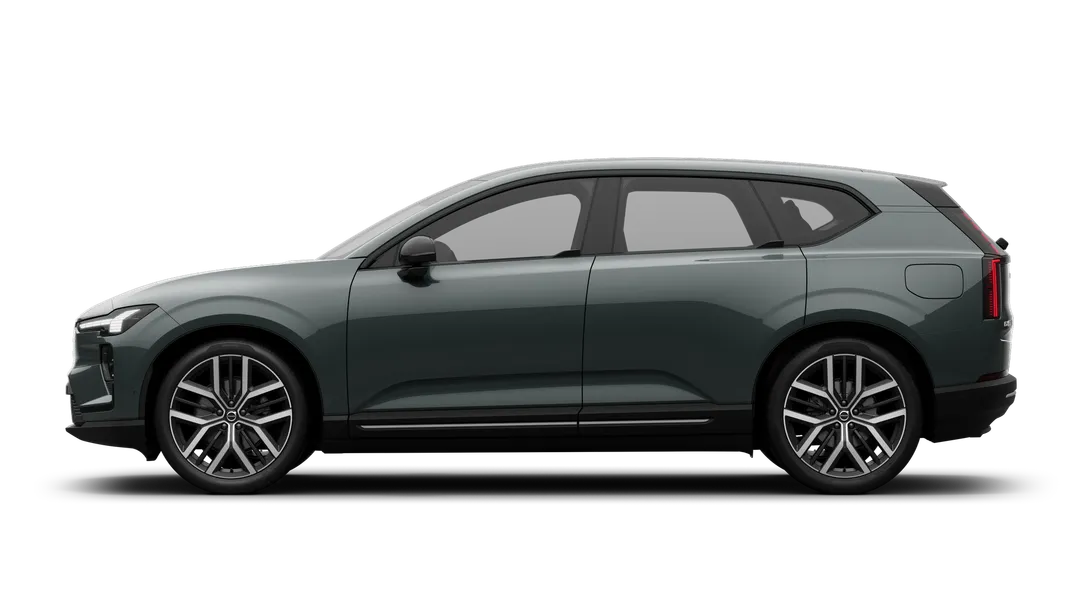 Volvo XC60 — bok, ciemny zielony