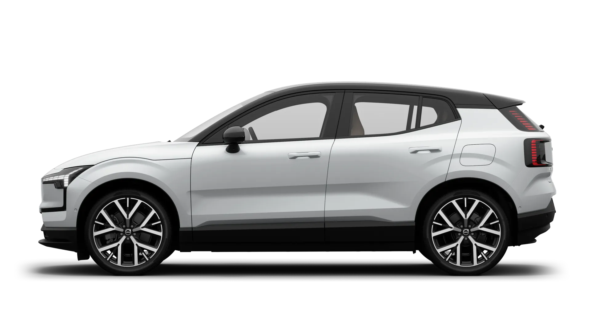 Volvo C40 — bok, biały
