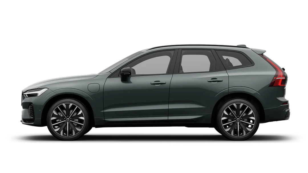 Volvo XC60 — bok, ciemny zielony