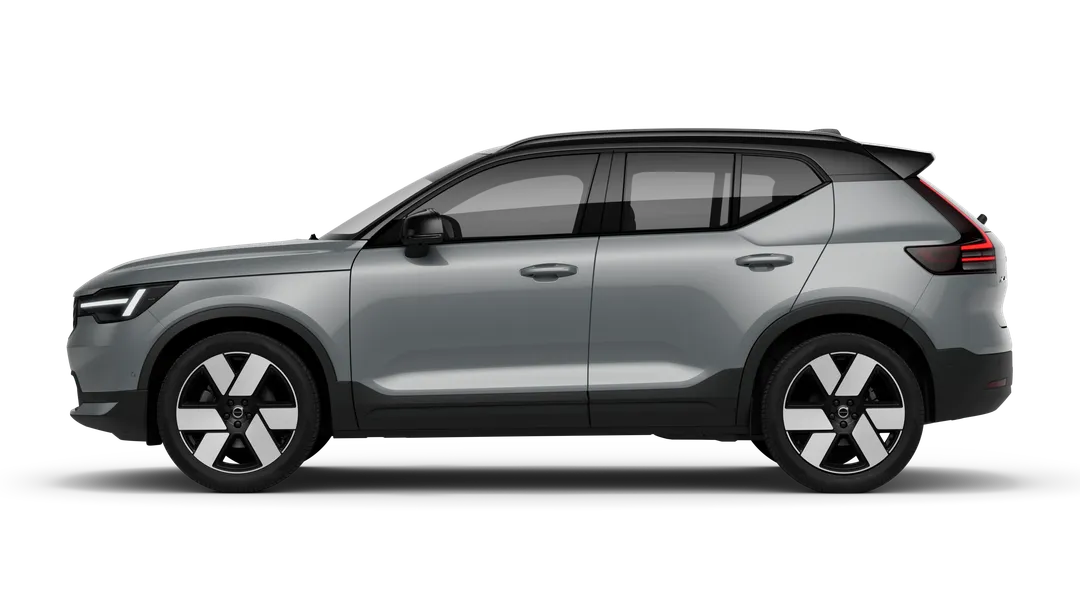 Volvo C40 — bok, szary
