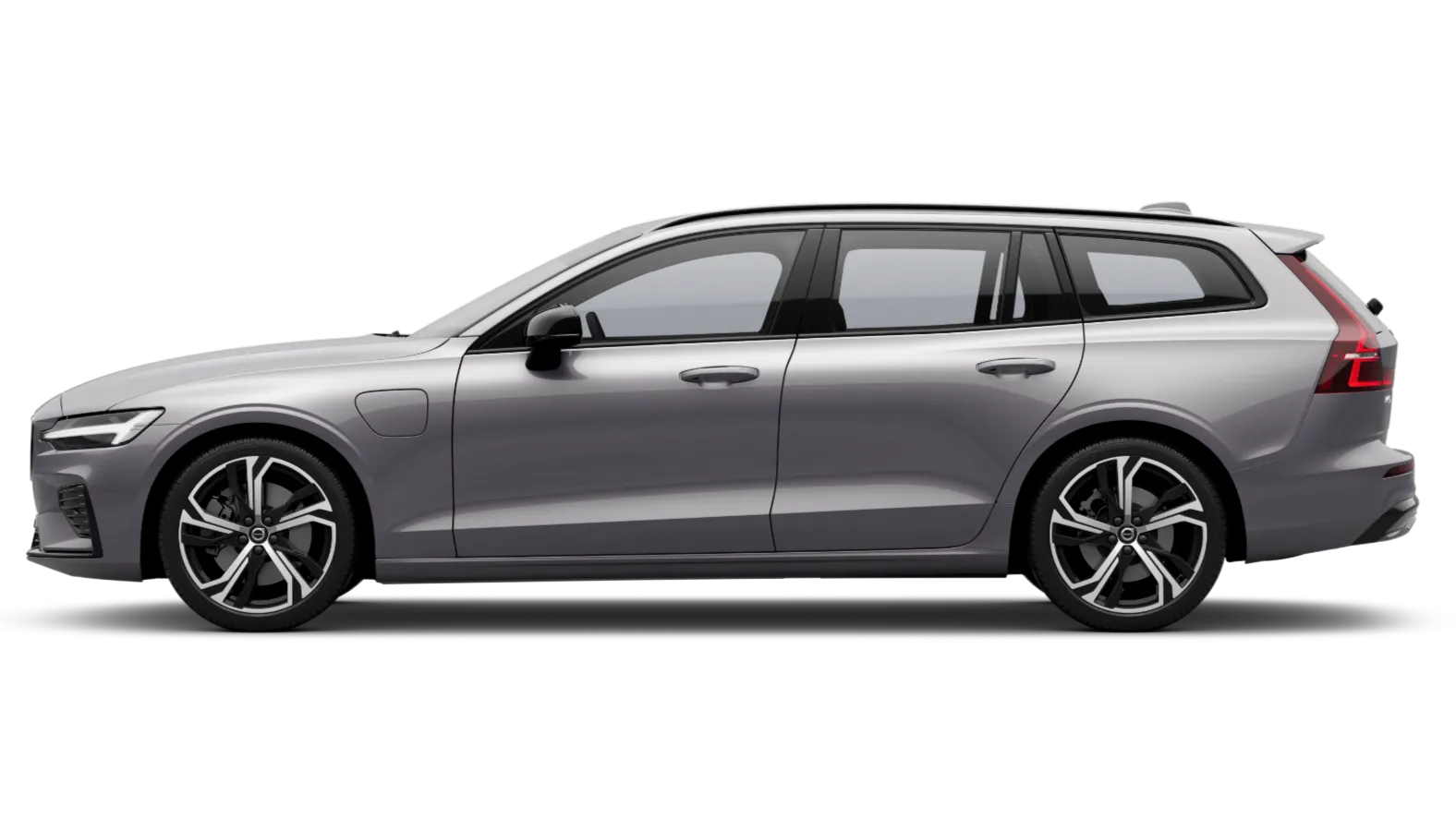 Volvo V60 — bok, szary
